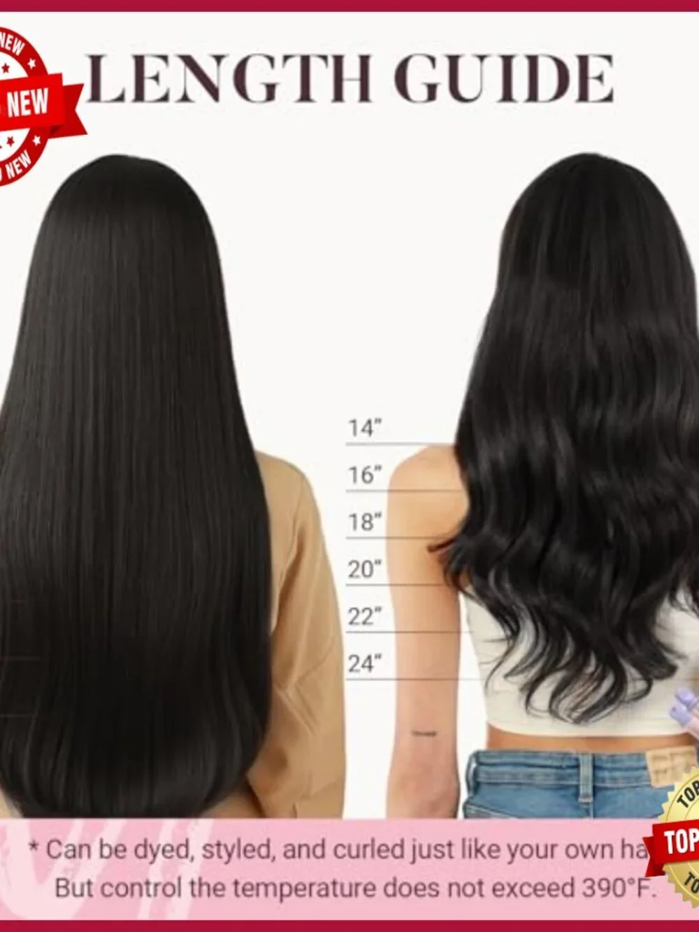 Real Human Hair Extensions 16 Inch 80g Double Weft Sew In Straight